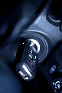Car key in ignition
